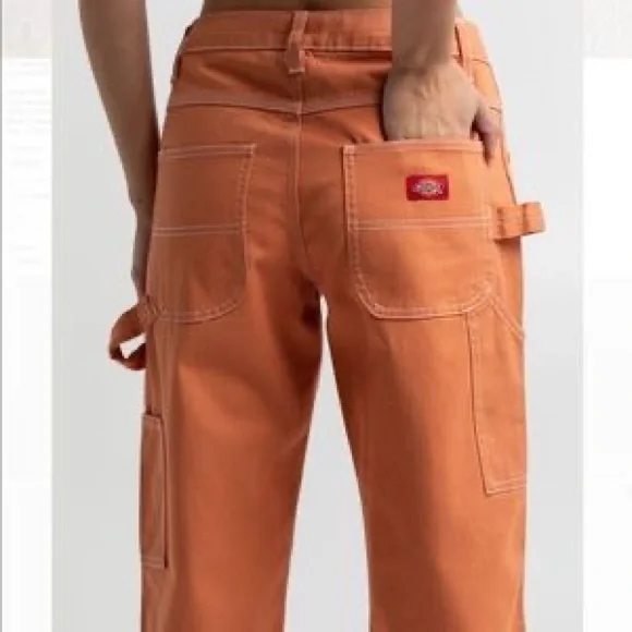 Dickie’s relaxed fit orange carpenter pant - Picture 2 of 5